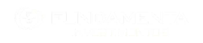 Logo branca da Fundamenta Investimentos
